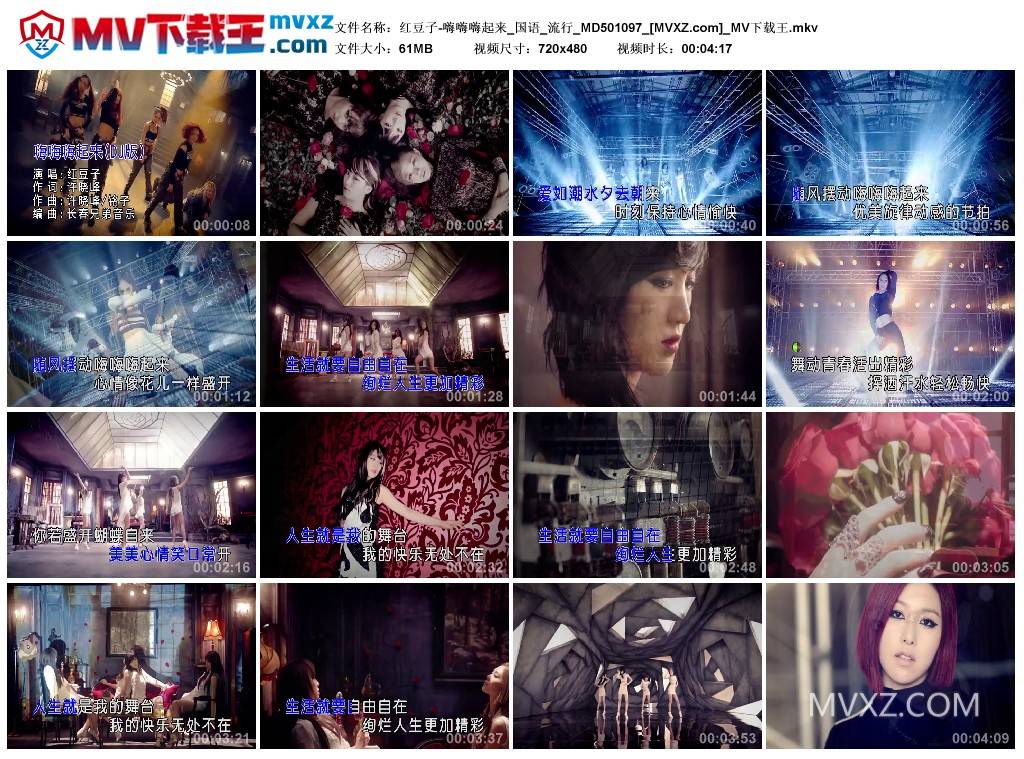 红豆子-嗨嗨嗨起来_国语_流行_MD501097